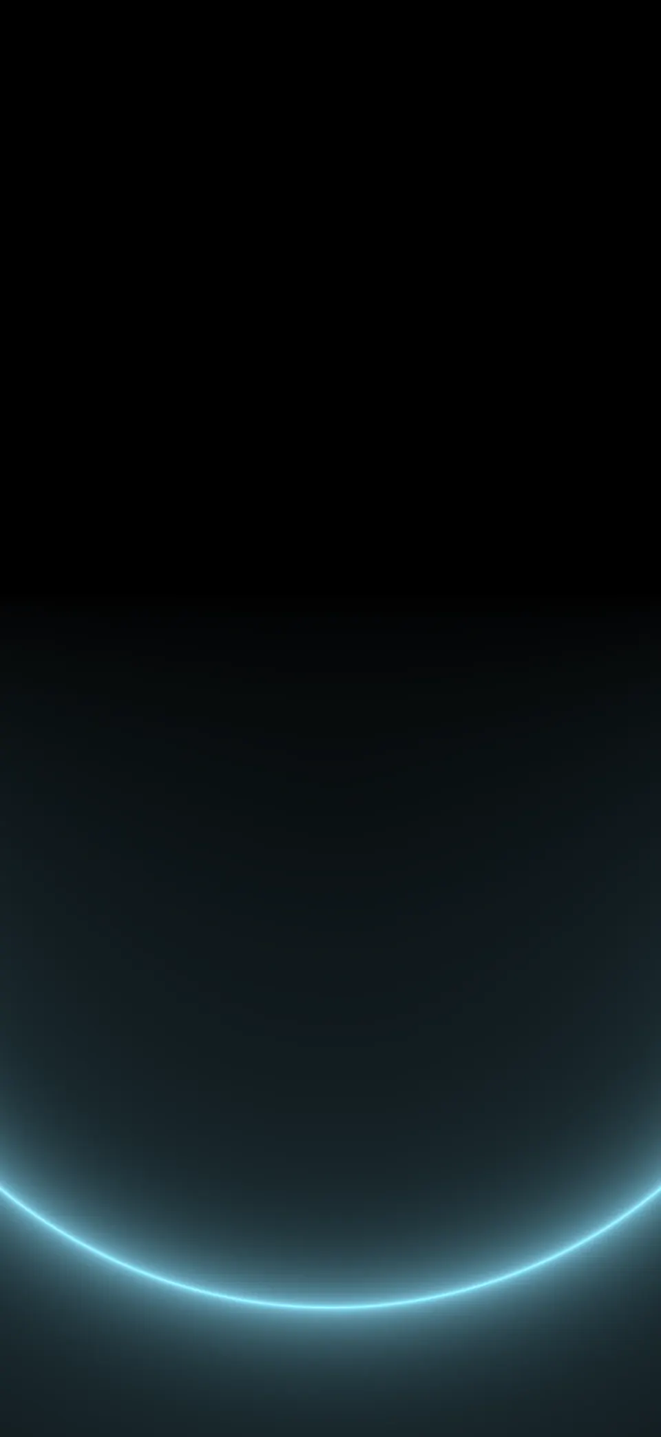 Ice ring on true black iPhone wallpaper